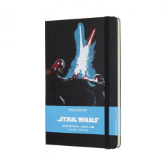 Caderno Moleskine, Edição Limitada Star Wars, Espadas, Pautado, Grande